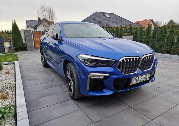 BMW X6 cena 369000 przebieg: 75000, rok produkcji 2019 z Kraków małe 631